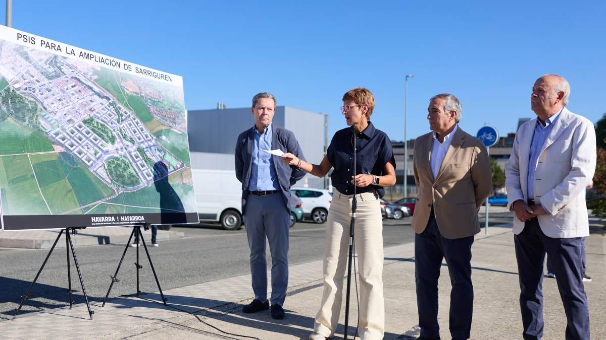 Fotografía que ilustra la noticia: Navarra proyecta 6.000 viviendas en Sarriguren con hasta un 80% de protección oficial